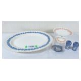 Large Wedgewood platter, Wedgewood raised dish,