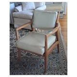 Vintage Old Hickory Chair - Solid Wood w/Vinyl