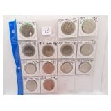 13 Uncirculated Canada $1 Coins.