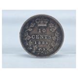 1881 Canada Dime