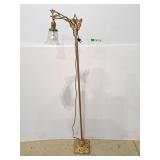 Vintage brass floor lamp