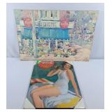 Elizabeth Berry Coca Cola Market Print on Board