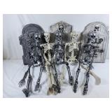 Styrofoam Grave Stones & 36' Plastic Skeletons