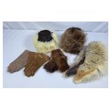 Wool Lined Suede Gloves, Real & Faux Fur Hats,