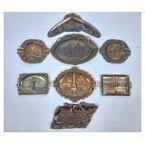 Vintage Souvenir Ashtrays - Paris, Australia,