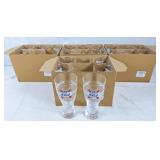 24 Kronenbourg Beer glasses. Like new