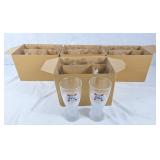24 Kronenbourg Beer glasses. Like new