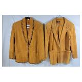 Pair of Suede Jackets - Sz S & L