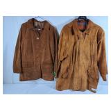 Pair of Ladies Suede Jackets - Sz L & 10