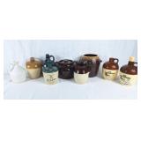 Clay and Ceramic Alcohol pitchers and jars