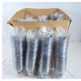 16 sleeves of plastic beer glasses. Kronenbourg