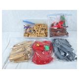 Assorted Building sets and train track