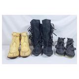 Suede & Leather Woman's Boots - No Sizes Found