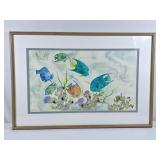 Beautiful Anne Marie Tropical Fish Watercolour -