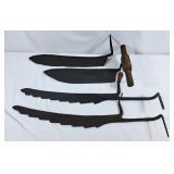 Hay Knives - Two with Wood Handles
