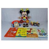 Dr. SEUSS Books, Mickey Mouse Baby Toy and Fisher
