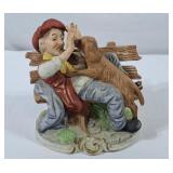 Vintage Giftcraft Figurine - Man's Best Friend