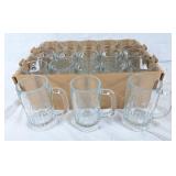 18 Glass Beer Mugs
