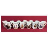 13 Norman Rockwell Museum collection porcelain