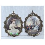Lovely Ornate oval frame pictures