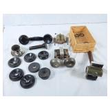 Bandanar ink roller, telephone ringer mechanisms,