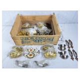 Assorted vintage drawer hardware