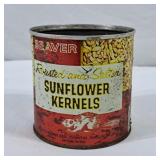 Vintage Beaver Sunflower Kernels Tin