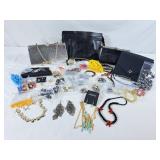 Assortment of Costume Jewellry & Small Handbags