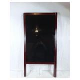 A frame advertising sign. 20' w x 40' h