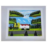 Maud Lewis Print - White House In Digby Harbour