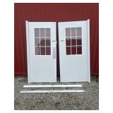 Plyco Pre Hung Metal Exterior Double Doors