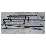 Various pipes used for a bar footrest longest 8'