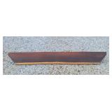 Large wooden floating shelf. 7ft 10' long x  11'