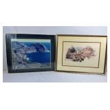 Signed Framed Photograph 25'Wx21'H & Eric Mason