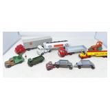 Dinky Toys Wrecker, Matchbox Fruehauh hopper,