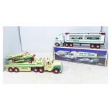Pair of HESS semi truck haulers