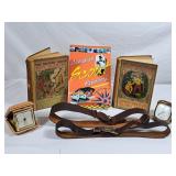 Vintage Boy Scout Books & Leather Belts & Travel