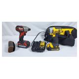 Dewalt 1/4' Cordless Impact Driver w/Bag &