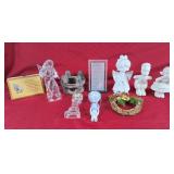Miniature glass grandfather clock Crystal,