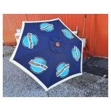 Like new patio umbrella- Belgiam moon