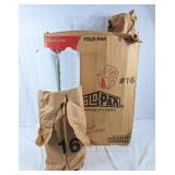 Large box with Chinese take out containers