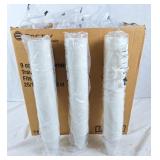 23 sleeves of plastic drink cups
