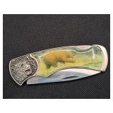 Grizzly Bear Decorative Jack Knife
