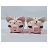 Vintage Pig S&P Shaker Set - 2.5'H, Two Small