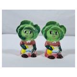 Vintage Miyao 'Cabbage Head Girl'  S&P Shaker Set