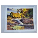 A.J. Casson Print - Rapids on Magnetawan
