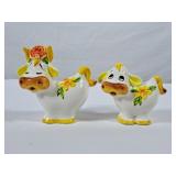 Vintage Lefton Bossie the Cow S&P Shakers - 4'H,