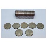 Ten Dollar Roll of U.S.A. Quarters and Seven