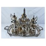 Gorgeous Birmingham Silver Co. Silverplated Tea &
