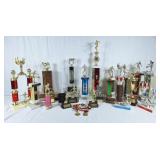 Large Assortment of Trophies for various sports